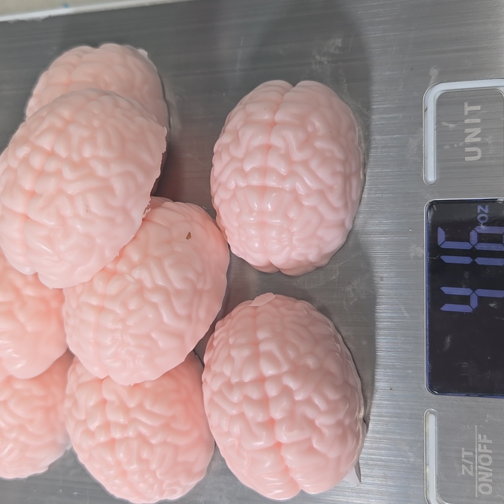LAST 1❤️Hand Crafted Mini 🧠Brains 8 pack Mini Strawberry Soaps - Picture 3 of 5